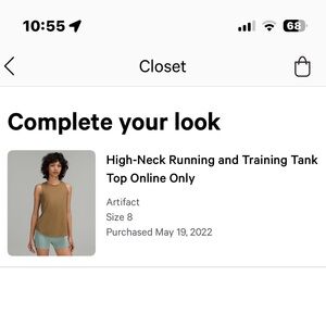 lululemon athletica High-Neck Running Tank